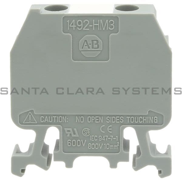 Allen Bradley 1492-HM3GY Terminal Block | Gray Product Image