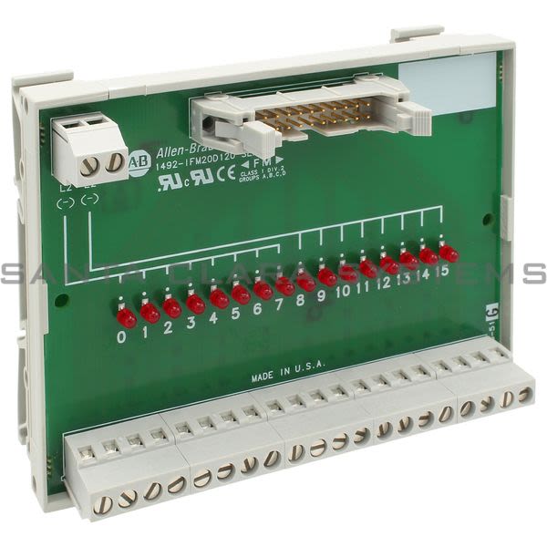 Allen Bradley 1492-IFM20D120 20-Point Digital IFM, 120V AC LED Indicators Product Image
