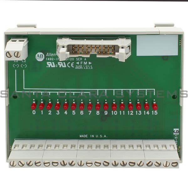 Allen Bradley 1492-IFM20D120 20-Point Digital IFM, 120V AC LED Indicators Product Image
