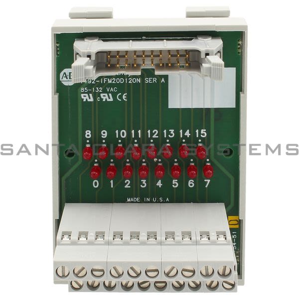 Allen Bradley 1492-IFM20D120N 20 PT. Narrow Interface Module W/ LED'S Product Image