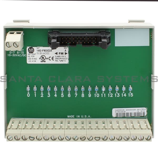 Allen Bradley 1492-IFM20D24 Digital Interface Modules W/ 24 V AC/DC LED'S Product Image