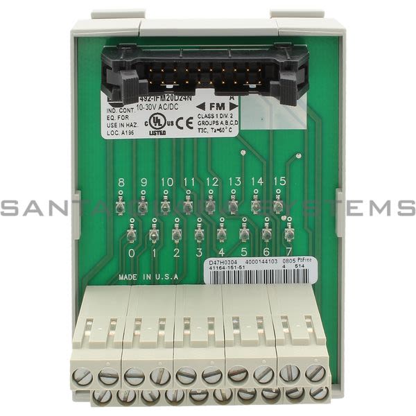 Allen Bradley 1492-IFM20D24N 20-Point Digital IFM, 24V AC/DC LED Indicators Product Image