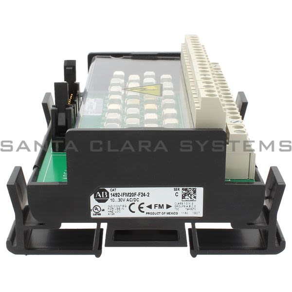 Allen Bradley 1492-IFM20F-F24-2 20-Point Fusible Digital IFM, 5 X 20mm Fuse Clips Product Image