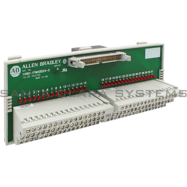 Allen Bradley 1492-IFM40D24-3 40 PT. Sensor Interface Module With LED'S Product Image