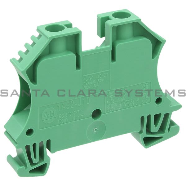 Allen Bradley 1492-J10-G Terminal Block Green Product Image
