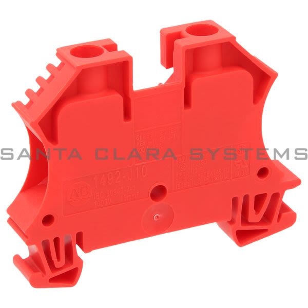 Allen Bradley 1492-J10-RE Terminal Block Red Product Image