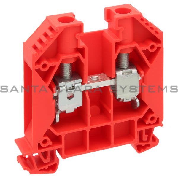 Allen Bradley 1492-J16-RE Feed-Through Screw Terminal Block 16mm Red Product Image