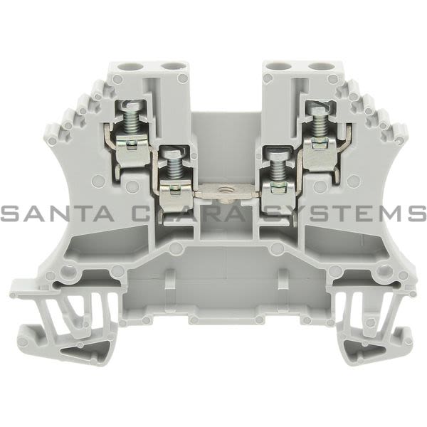 Allen Bradley 1492-J2Q Feed Through Screw Term Blk 1.5mm Quad Gray Product Image