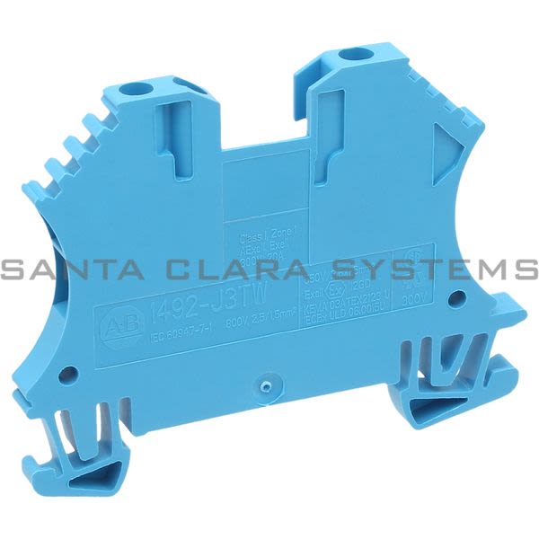 Allen Bradley 1492-J3TW-B  Terminal Block | 2.5mm Twin Blue Product Image