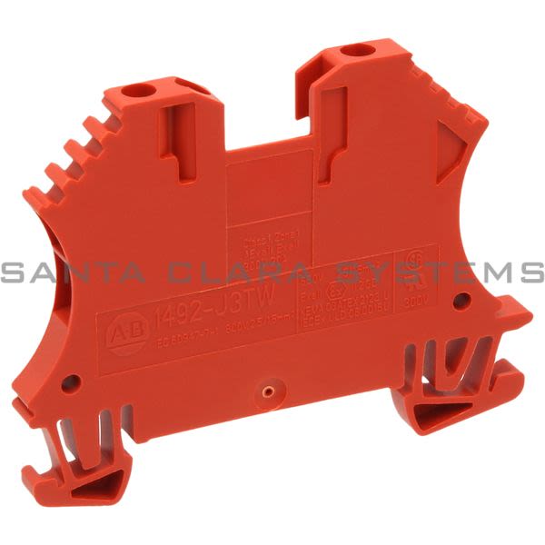 Allen Bradley 1492-J3TW-RE  Terminal Block | 2.5mm Twin Red Product Image