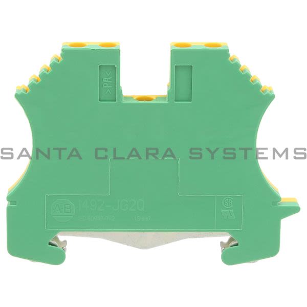 Allen Bradley 1492-JG2Q Ground Terminal Block 1.5mm Quad Green/Yellow Product Image