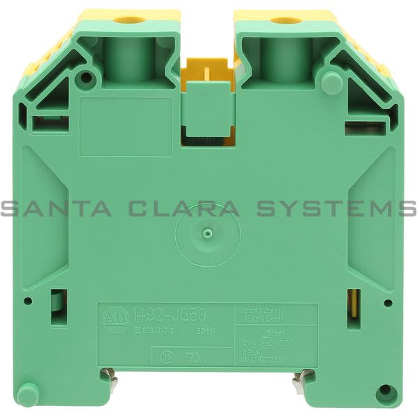 Allen Bradley 1492-JG50 IEC 1-CKT Feed-Through Grd Blk, 50mm Product Image