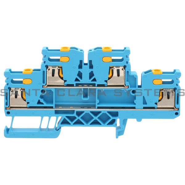 Allen Bradley 1492-KD2-B Dual Clamp Block, Blue Product Image