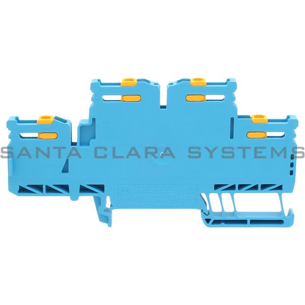 Allen Bradley 1492-KD2-B Dual Clamp Block, Blue Product Image