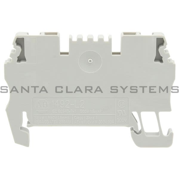 Allen Bradley 1492-L2 Feed Through Spring Clamp Term Blk 1.5mm Gray Product Image