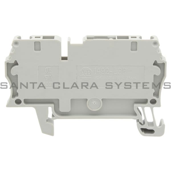 Allen Bradley 1492-L3P Ft Spring Clamp Term Block 2.5mm Plugable Gray Product Image