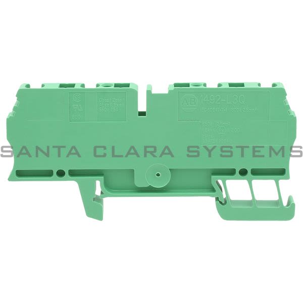 Allen Bradley 1492-L3Q-G Terminal Block| Green Product Image
