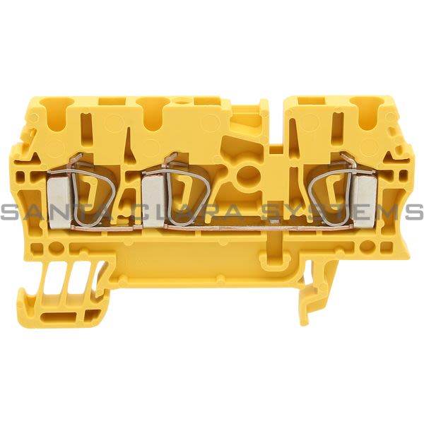 Allen Bradley 1492-L3T-Y Terminal Block | Yellow Product Image