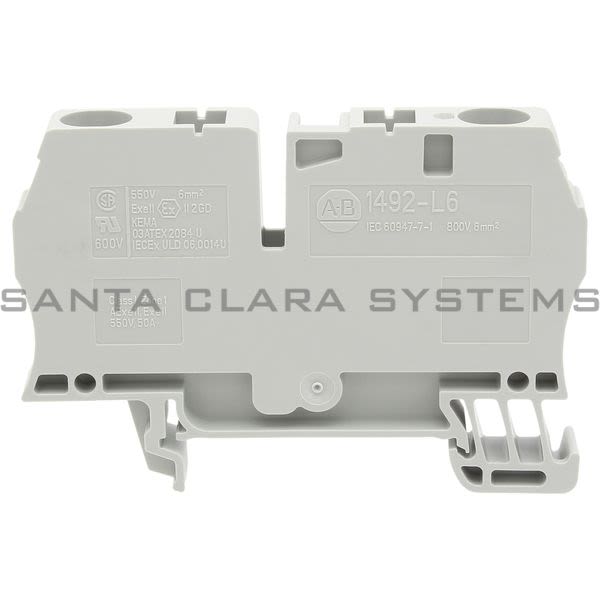 Allen Bradley 1492-L6 Terminal Block | Gray Product Image
