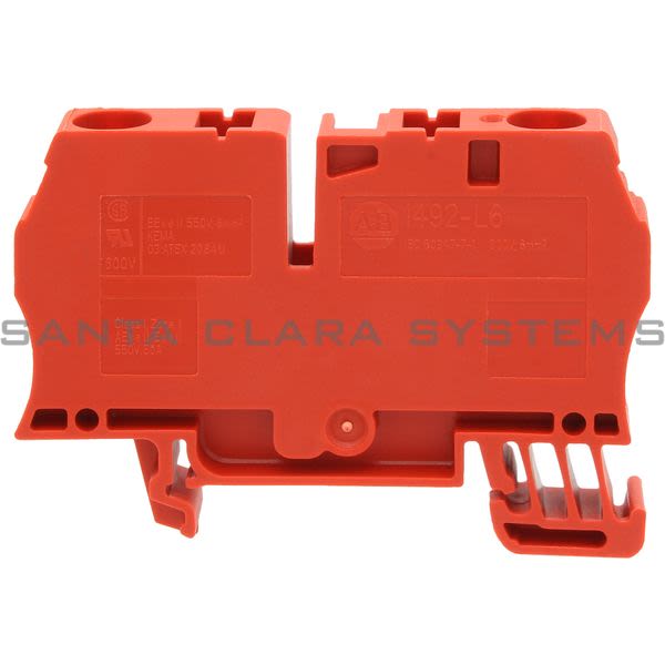 Allen Bradley 1492-L6-RE Terminal Block | Red Product Image