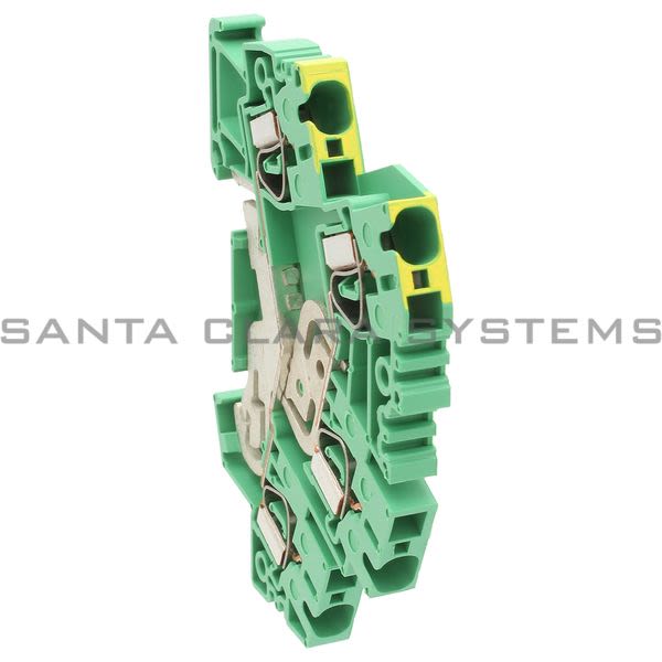 Allen Bradley 1492-LDG4C 2 Lvl Linked Ground Spring Clamp TB 4mm Grn/Yelw Product Image