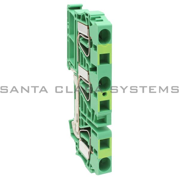 Allen Bradley 1492-LG6T Ground Spring Clamp TB Triple 6mm Green/Yellow Product Image