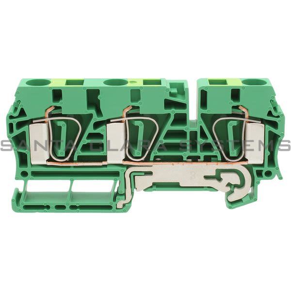 Allen Bradley 1492-LG6T Ground Spring Clamp TB Triple 6mm Green/Yellow Product Image