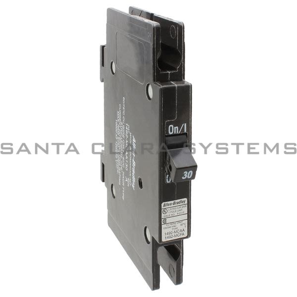 Allen Bradley 1492-MCAA130  Cir Brkr, 0.5 In/Pole, 10 KA AIC, 1 Pole, 30 A Product Image