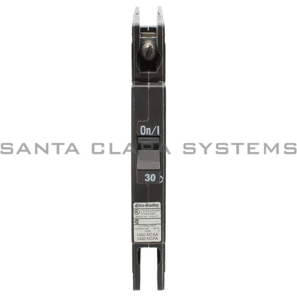 Allen Bradley 1492-MCAA130  Cir Brkr, 0.5 In/Pole, 10 KA AIC, 1 Pole, 30 A Product Image