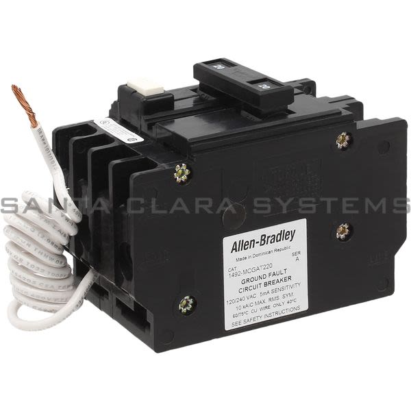 1492MCGAT220 Allen Bradley Ground Fault Circuit Breaker Santa Clara