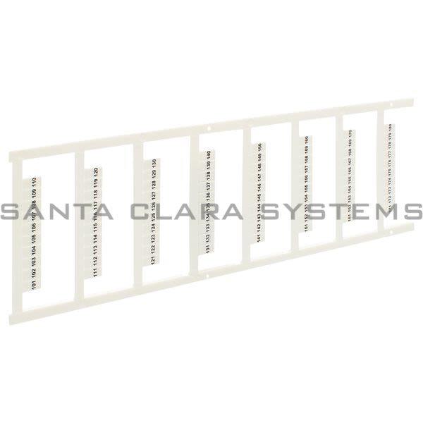 Allen Bradley 1492-MS5X9V101-END Snap-In Marker Product Image