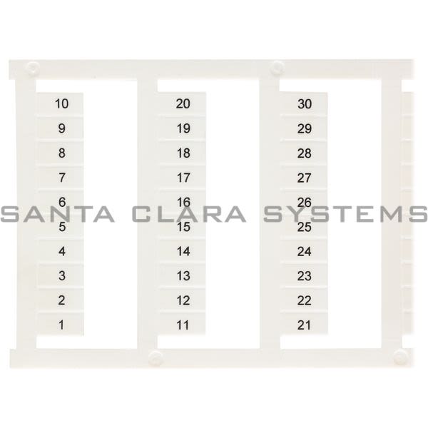 Allen Bradley 1492-MS6X12V1-50 Snap-In Individual Marker Card Product Image