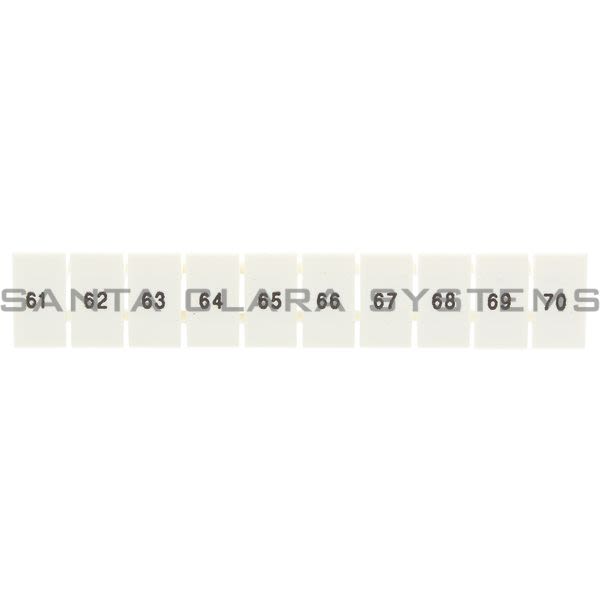 Allen Bradley 1492-NX62 Markers | 61-70 Product Image