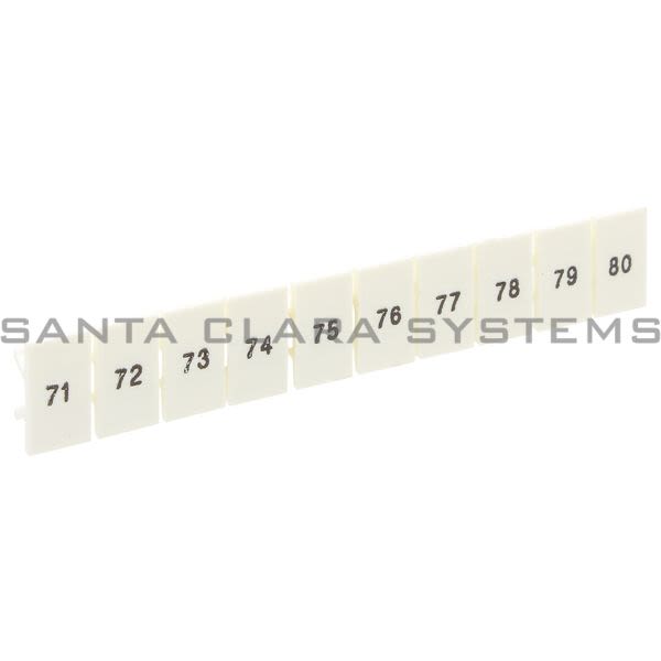 Allen Bradley 1492-NX63 Markers | 71-80 Product Image
