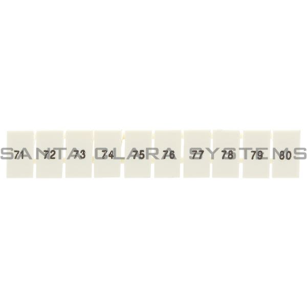 Allen Bradley 1492-NX63 Markers | 71-80 Product Image