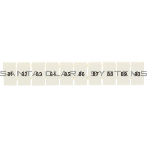 Allen Bradley 1492-NX64 Markers | 81-90 Product Image
