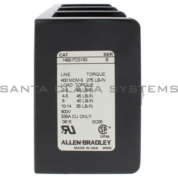 Allen Bradley 1492-PD3163  Power Distribution Block Product Image