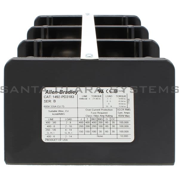 Allen Bradley 1492-PD3183  Power Distribution Block Product Image