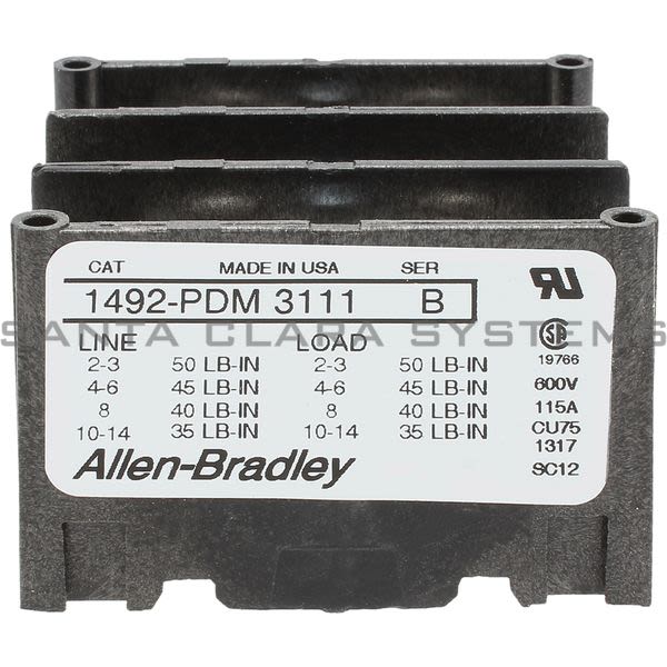 Allen Bradley 1492-PDM3111 Power Distribution Block Product Image