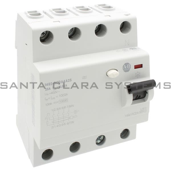 Allen Bradley 1492-RCDA4A25 Residual Current Device Product Image