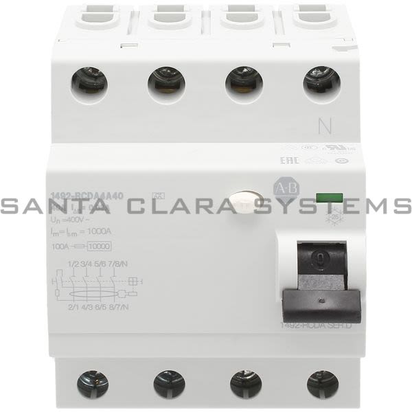 Allen Bradley 1492-RCDA4A40 Residual Current Device Product Image