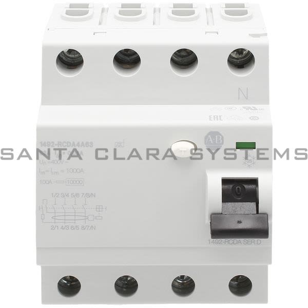 Allen Bradley 1492-RCDA4A63 Residual Current Device Product Image