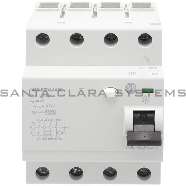 Allen Bradley 1492-RCDA4A80 Residual Current Device Product Image