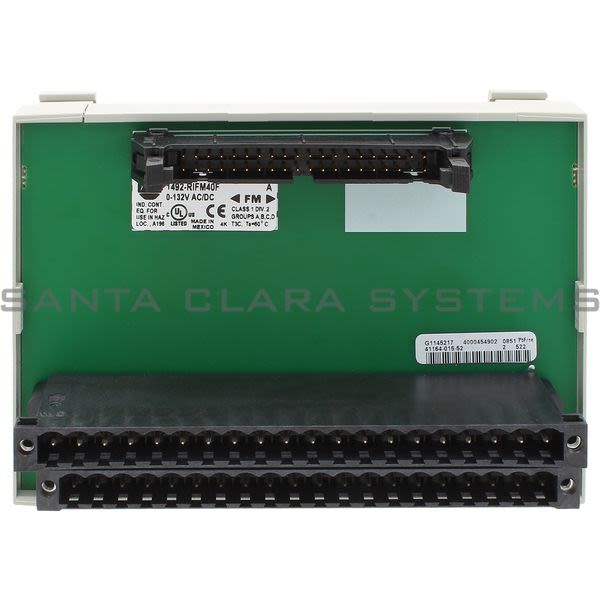 Allen Bradley 1492-RIFM40F  Rtb Style Standard Feed-Through 132VAC/DC Max. Product Image