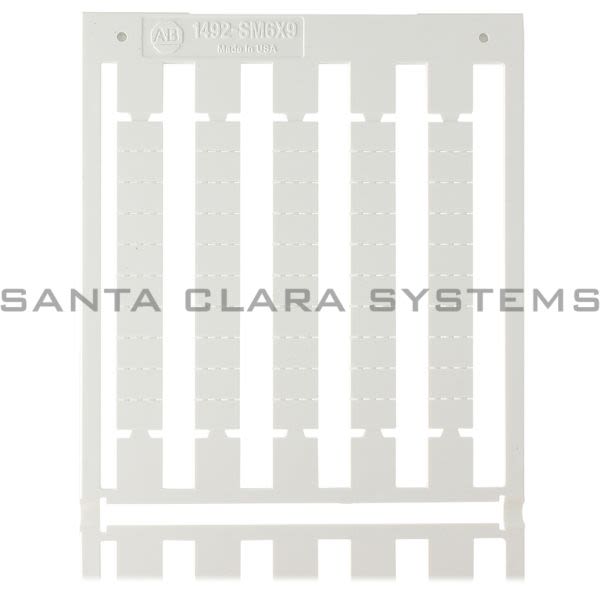 Allen Bradley 1492-SM6X9 Marker,Snap-In for Terminal Block Product Image