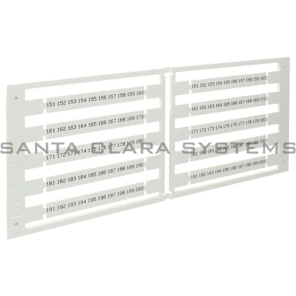 Allen Bradley 1492-SM6X9H151-200 Marker Card Product Image