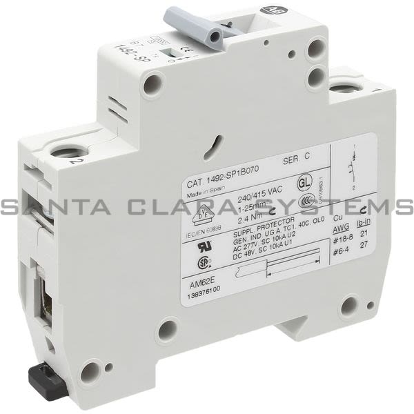 Allen Bradley 1492-SP1B070 Supplementary Protector Product Image