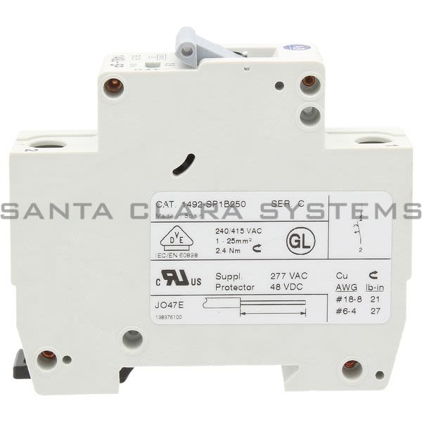 Allen Bradley 1492-SP1B250 Supplementary Protector Product Image