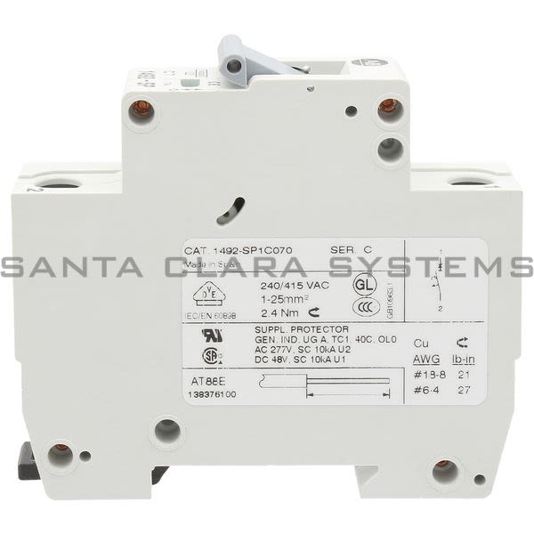 Allen Bradley 1492-SP1C070 Supplementary Protector Product Image