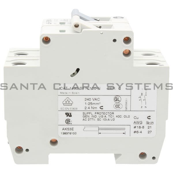 Allen Bradley 1492-SP1C100-N Supplementary Protector Product Image